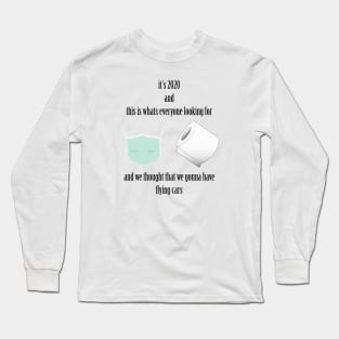 toilet paper and Mask Long Sleeve T-Shirt